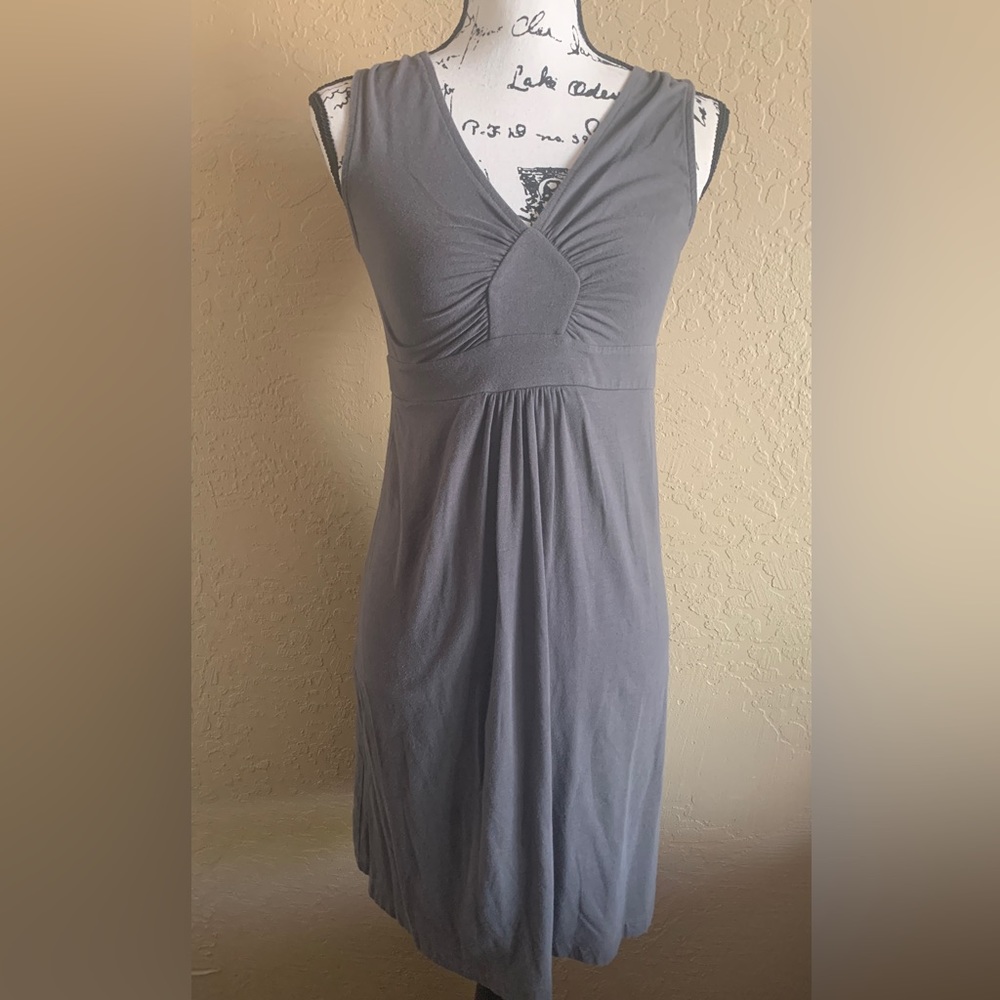 J. Crew Gray Knit Sleeveless Casual Dress